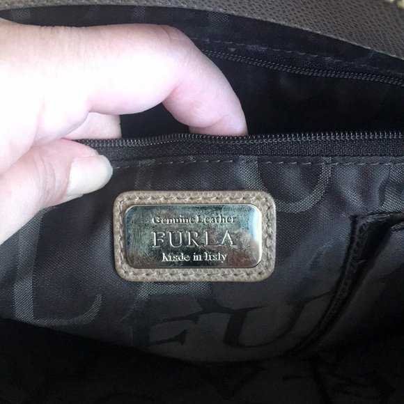 Furla Tan/Orange Purse - Picture 6 of 7